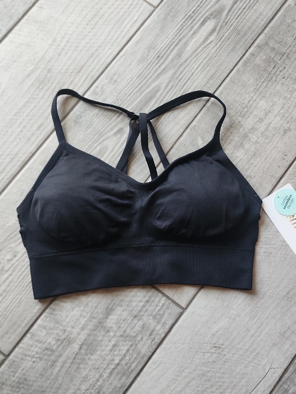 Marika Black Strappy Sports Bra